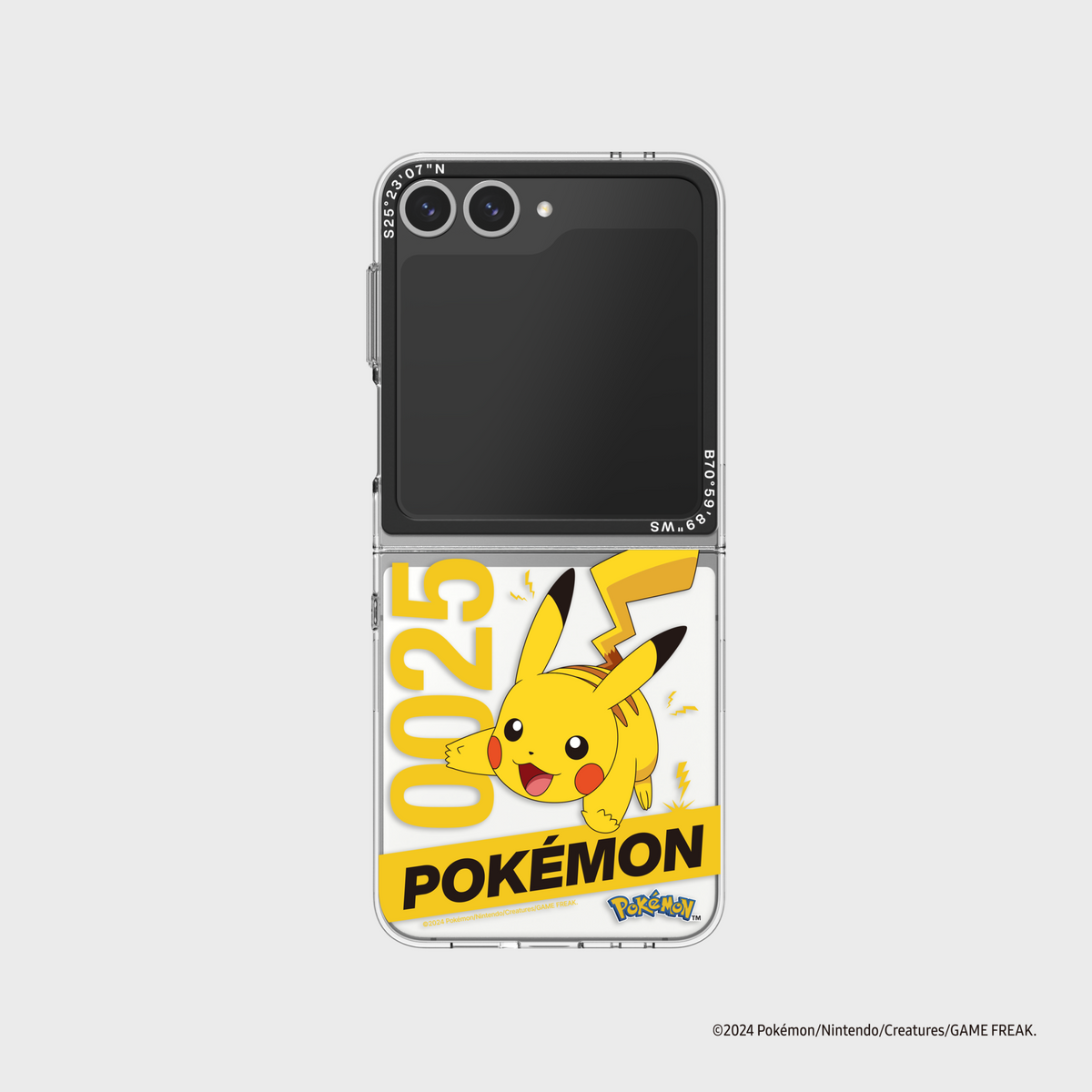 Pokemon Pikachu Slim Impression Case for Galaxy Z Flip6