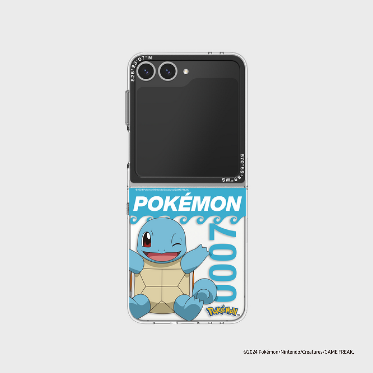 Pokemon Squirtle Slim Impression Case for Galaxy Z Flip6