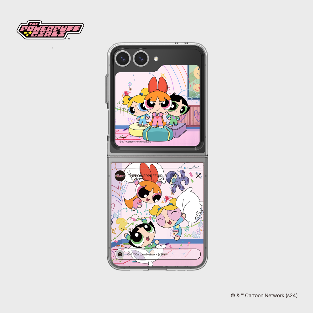 The Powerpuff Girls Pillow Fight Flipsuit Card for Galaxy Z Flip6